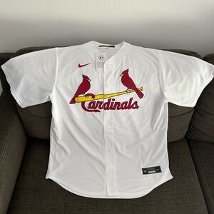 Nike Authentic St. Louis Cardinals MLB Baseball White Jersey Men’s Size: L